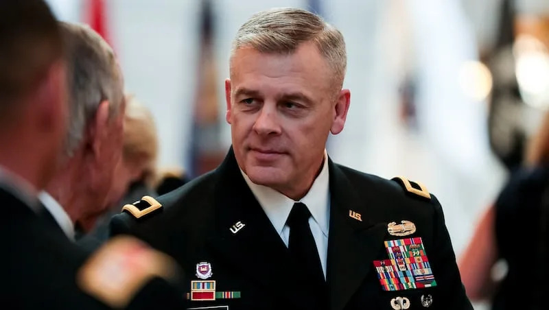 Brig. Gen. Michael J. Turley, then the new adjutant general of the Utah National Guard, attends a ceremony honoring centenarian veterans at the Capitol in Salt Lake City on Tuesday, Nov. 5, 2019.