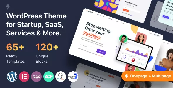 Fastland - Startup & SaaS WordPress Theme v1.1.7