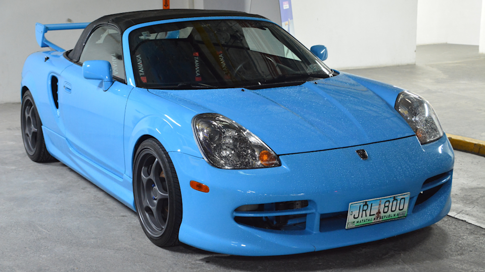 Toyota MR2 spyder at tastefully built car meet on November 19, 2022 in Paranaque, Philippines. Tastefully built is a car meet event held in Philippines.