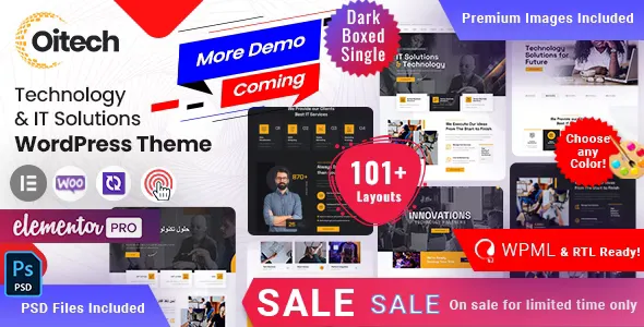 Oitech - Technology IT Services WordPress v3.0