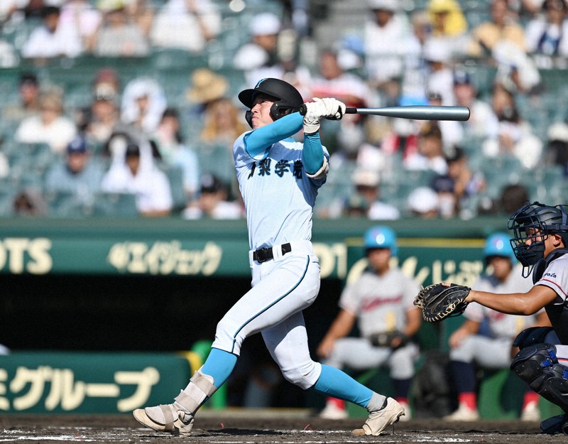 山梨学院・横山が大会第8号本塁打　前回大会超える　夏の甲子園