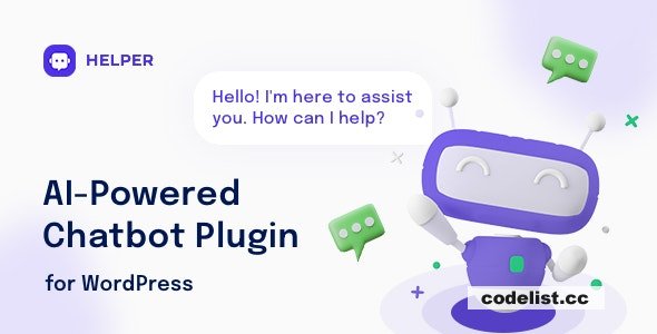 Helper v1.0.1 - OpenAI Chatbot for WordPress