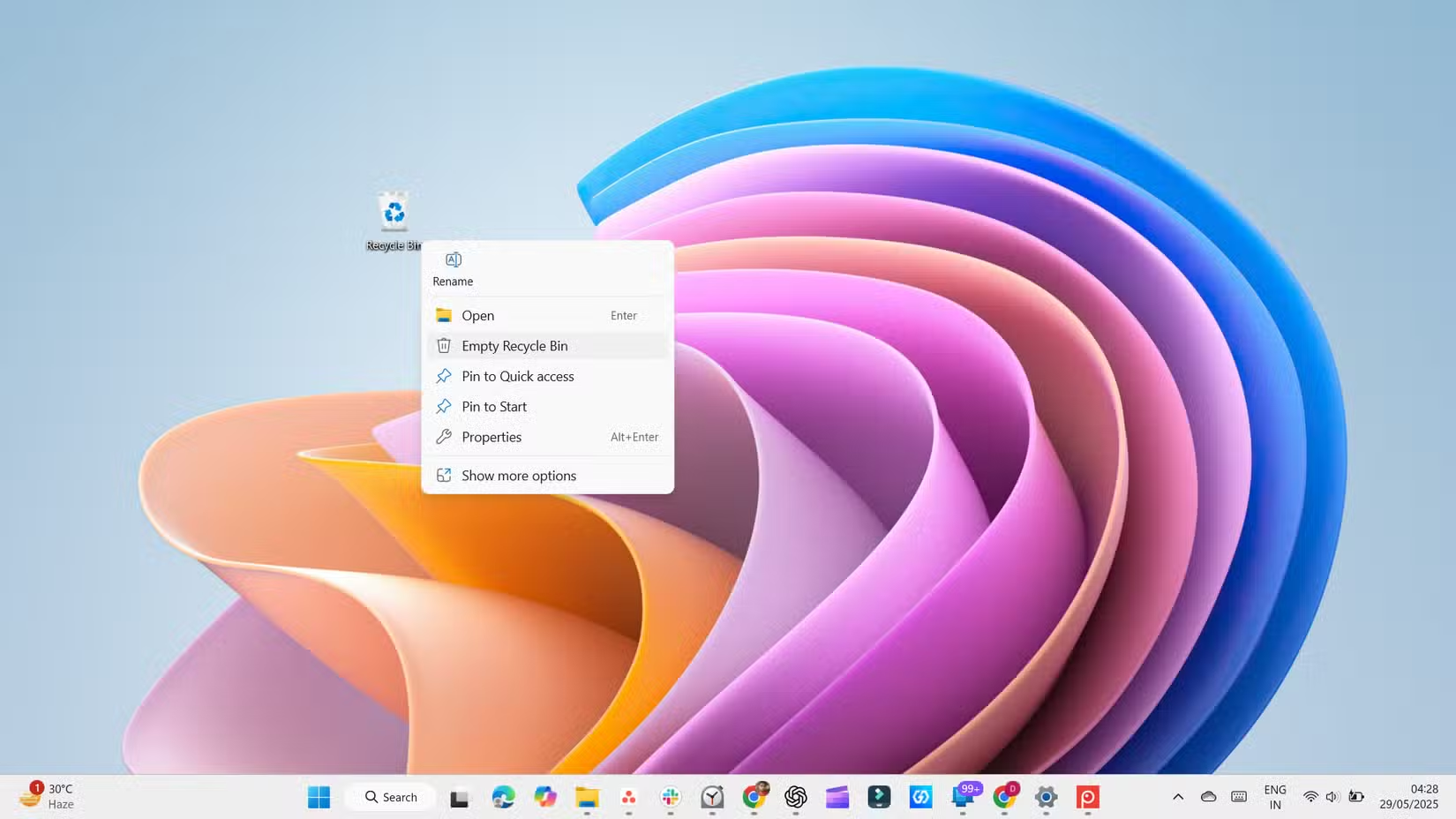 8 bước giải phóng 48GB bộ nhớ trên máy tính Windows 11