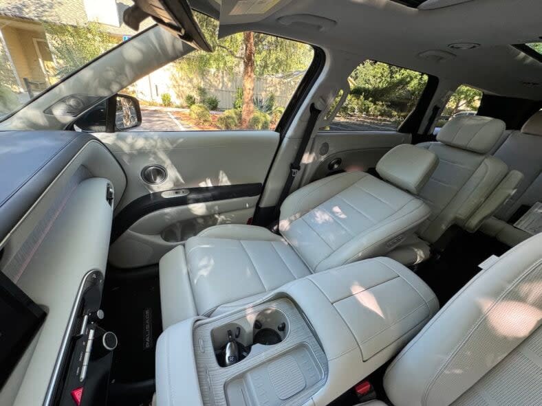Relaxation seats in the 2026 Hyundai Palisade let you fully recline