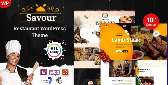 Savour - Restaurant WordPress Theme v1.0.2