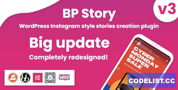 BP Story v3.1.3 - Instagram style stories for WordPress 
