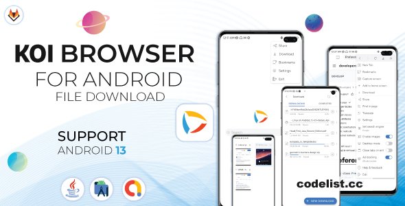 Koi Private Browser v1.2.7 - Incognito Browser - Secure Browser and Adblock 