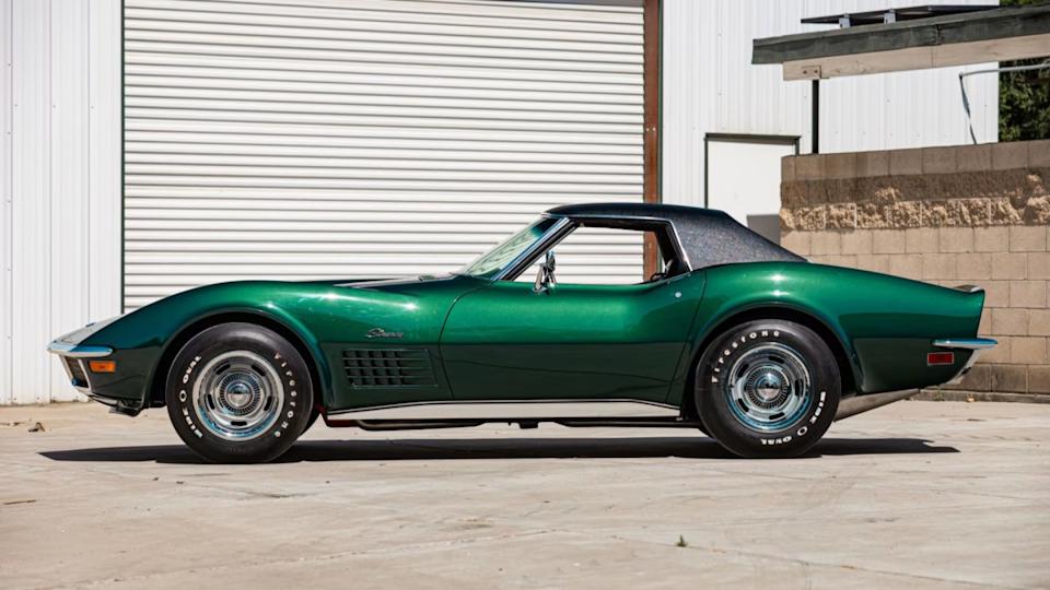 Green-on-green 1971 Chevrolet Corvette LS6 convertible heads to auction