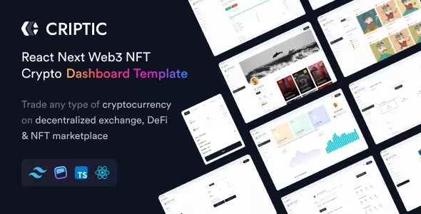 Criptic - React Next Web3 NFT Crypto Dashboard v2.7.1