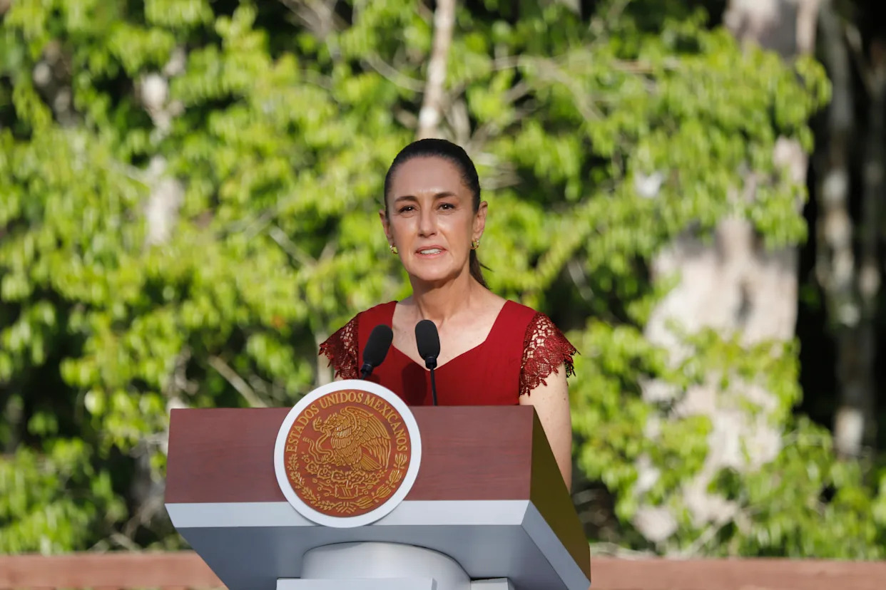 Mexico’s President Claudia Sheinbaum denies knowledge of US drug initiative