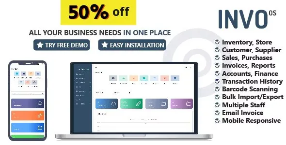 Invoice OS v4.0.0 - Invoice & Email Invoice with Accounting