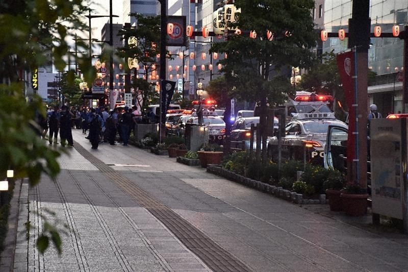 水戸の無差別襲撃、男女6人がけが　現場から刃物4本を押収