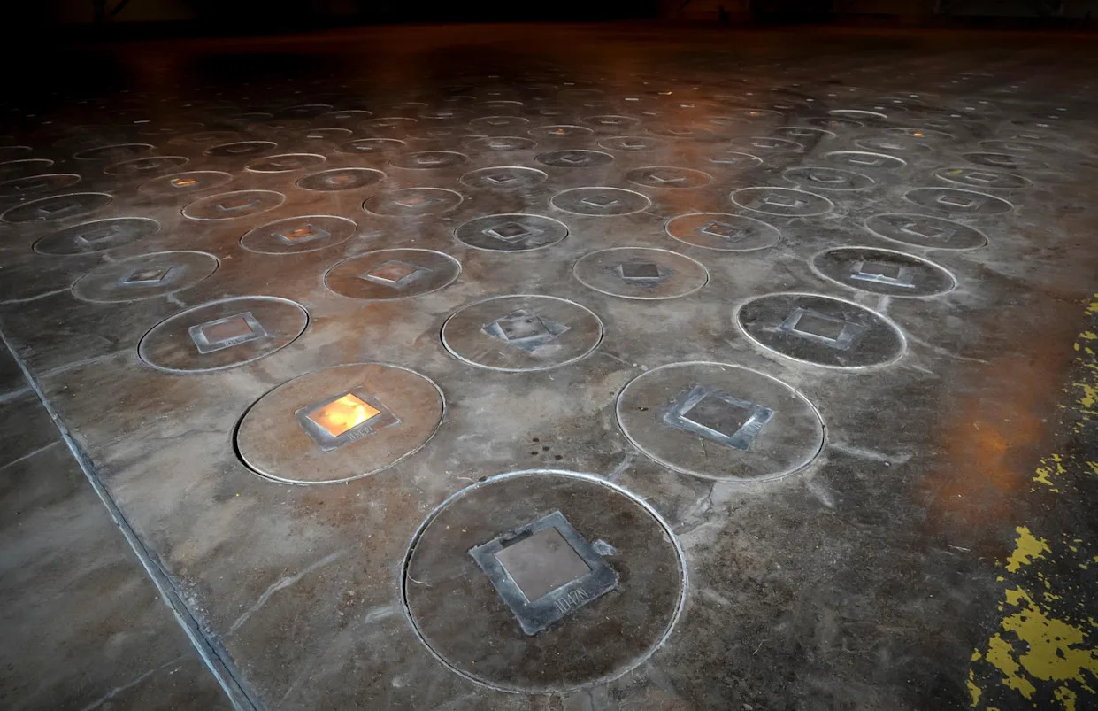 <span>Radioactive nuclear waste storage at the Savannah River site near Aiken, South Carolina, in 2013.</span><span>Photograph: Stephen B Morton/AP</span>