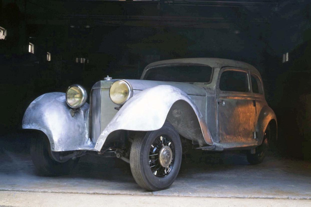 View Photos of The Car in the Barn, a Long-Lost Mercedes 540K