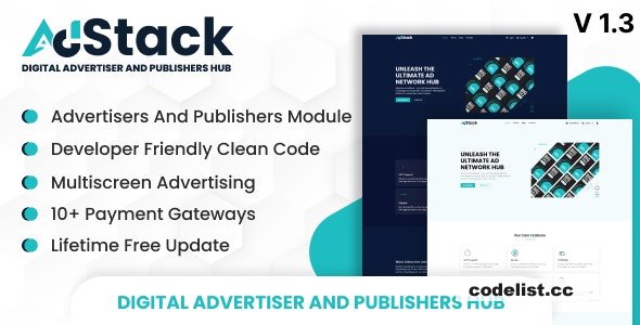 AdStack v1.3 - Digital Advertiser and Publishers Hub