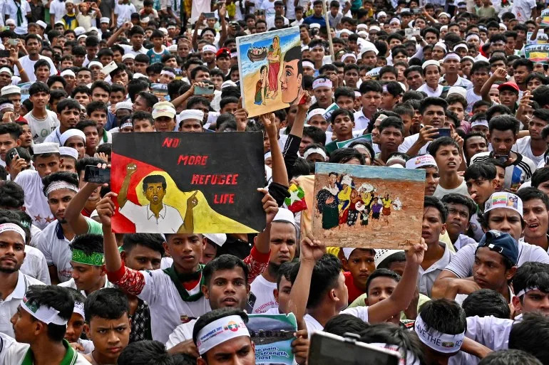 Bangladeshi leader demands justice for Rohingya, ‘safe return’ to Myanmar