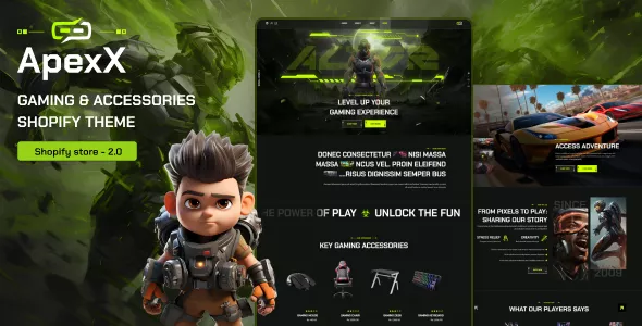 ApexX - Esports & Gaming Store Shopify Theme v1.1