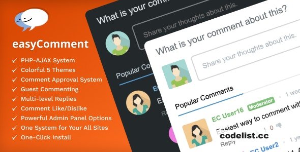 easyComment v2.5.0 – PHP Comment Script