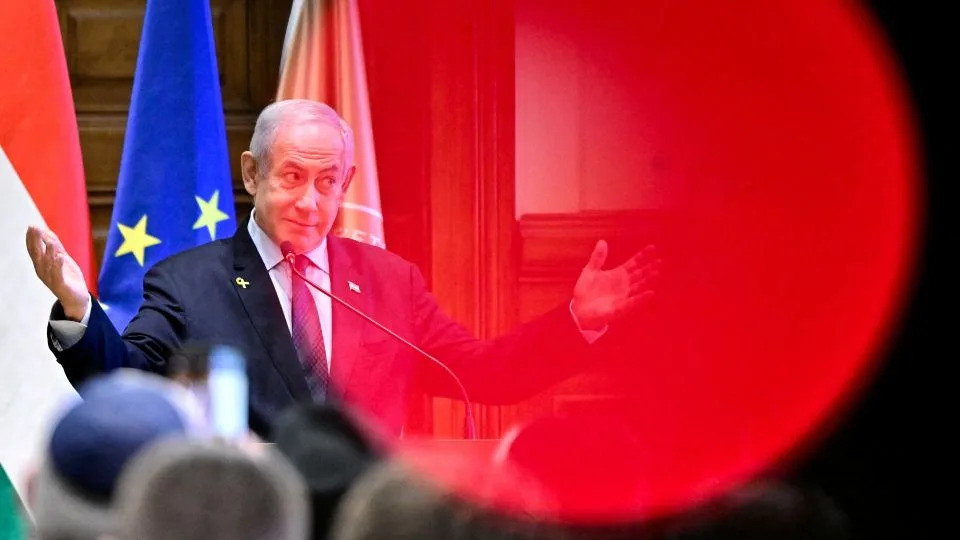Israeli Prime Minister Benjamin Netanyahu, pictured on April 4, sent two strongly worded letters to the leaders of France and Australia as they prepare to recognize Palestinian statehood. - Marton Monus/Reuters