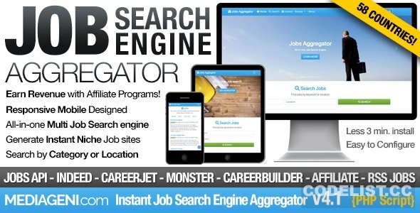 Instant Job Search Engine Aggregator v4.1 Instant Job Search Engine Aggregator v4.1