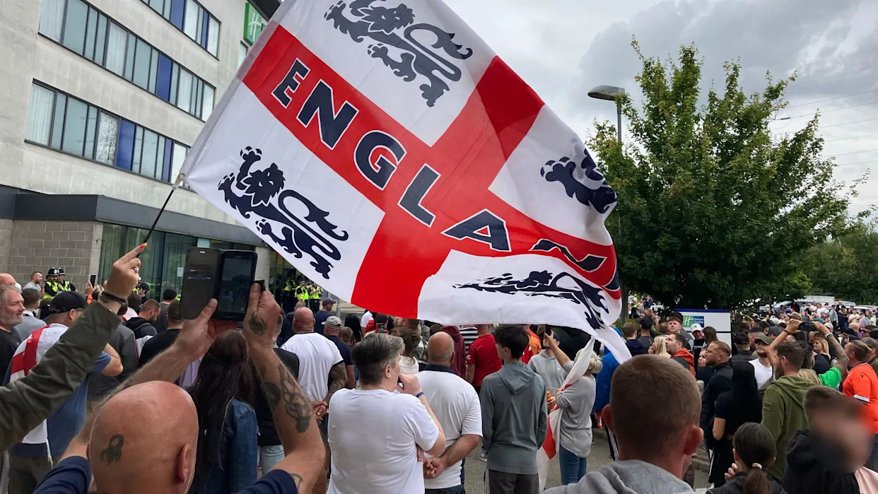 'Riot at asylum seeker hotel will not stain our town'