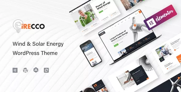 iRecco - Wind & Solar Energy WordPress Theme v1.3.7