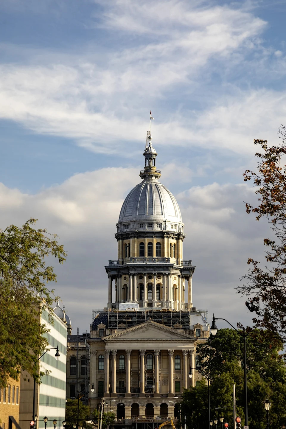 Springfield, Illinois - The Illinois state capitol building.
