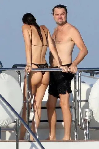 @fra_reporter/COBRA TEAM / BACKGRID Vittoria Ceretti and Leonardo DiCaprio in Spain on Aug. 15, 2025