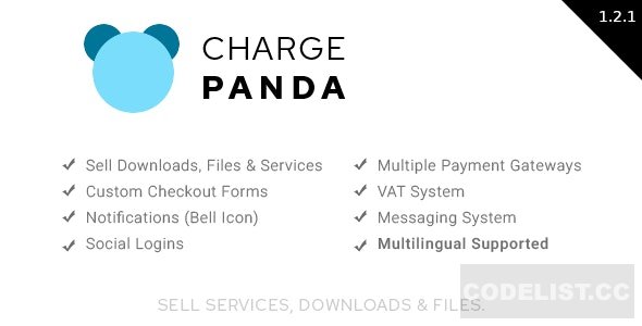 ChargePanda v1.2.1 - Sell Downloads, Files and Services (PHP Script) ChargePanda v1.2.1 - Sell Downloads, Files and Services (PHP Script)