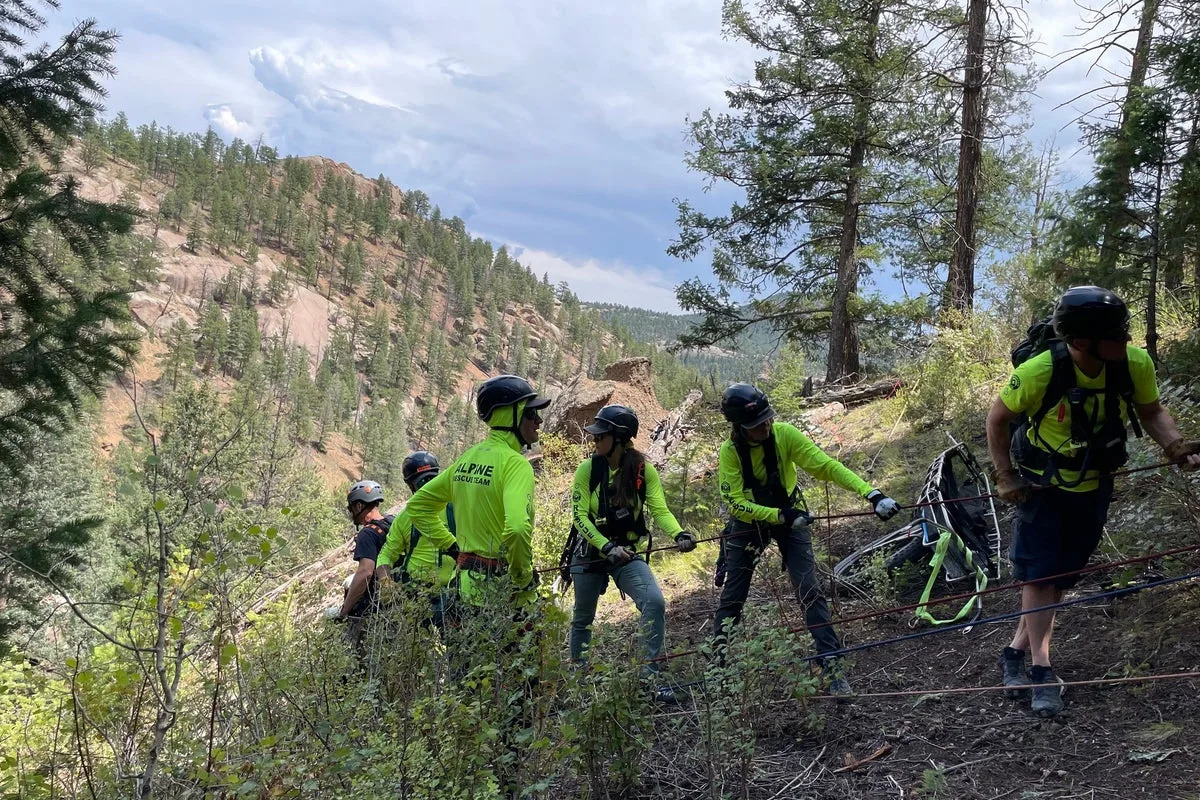 An adult fell 150 feet off of a steep rock face, &#x002018;with a significant portion of the fall being a free fall&#x002019; (Elk Creek Fire Department)