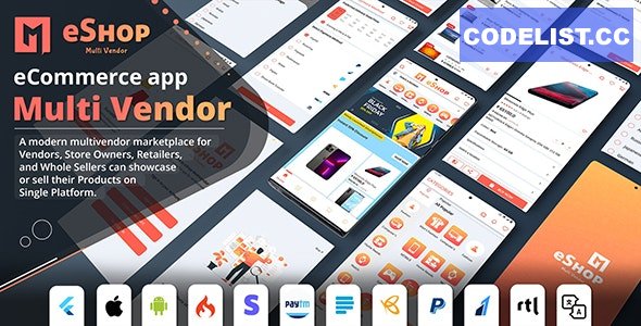 eShop v1.0.3 - Flutter Multi Vendor eCommerce Full App - nulled