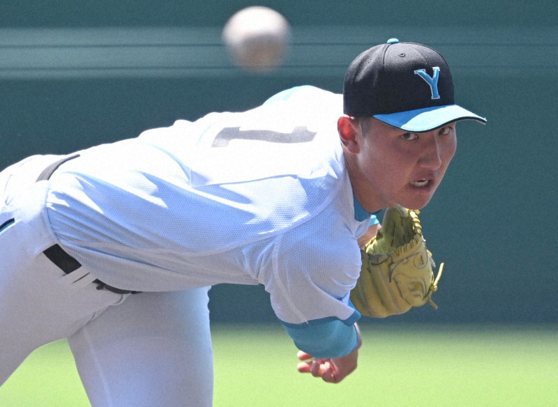山梨学院・菰田、同じ2年の相手エースに「優勝して」　夏の甲子園