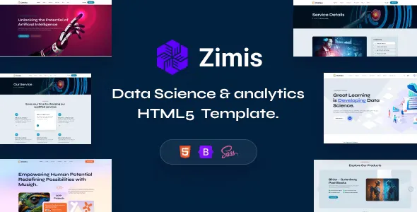Zimis - Data Science & Analytics HTML5 Template v1.0