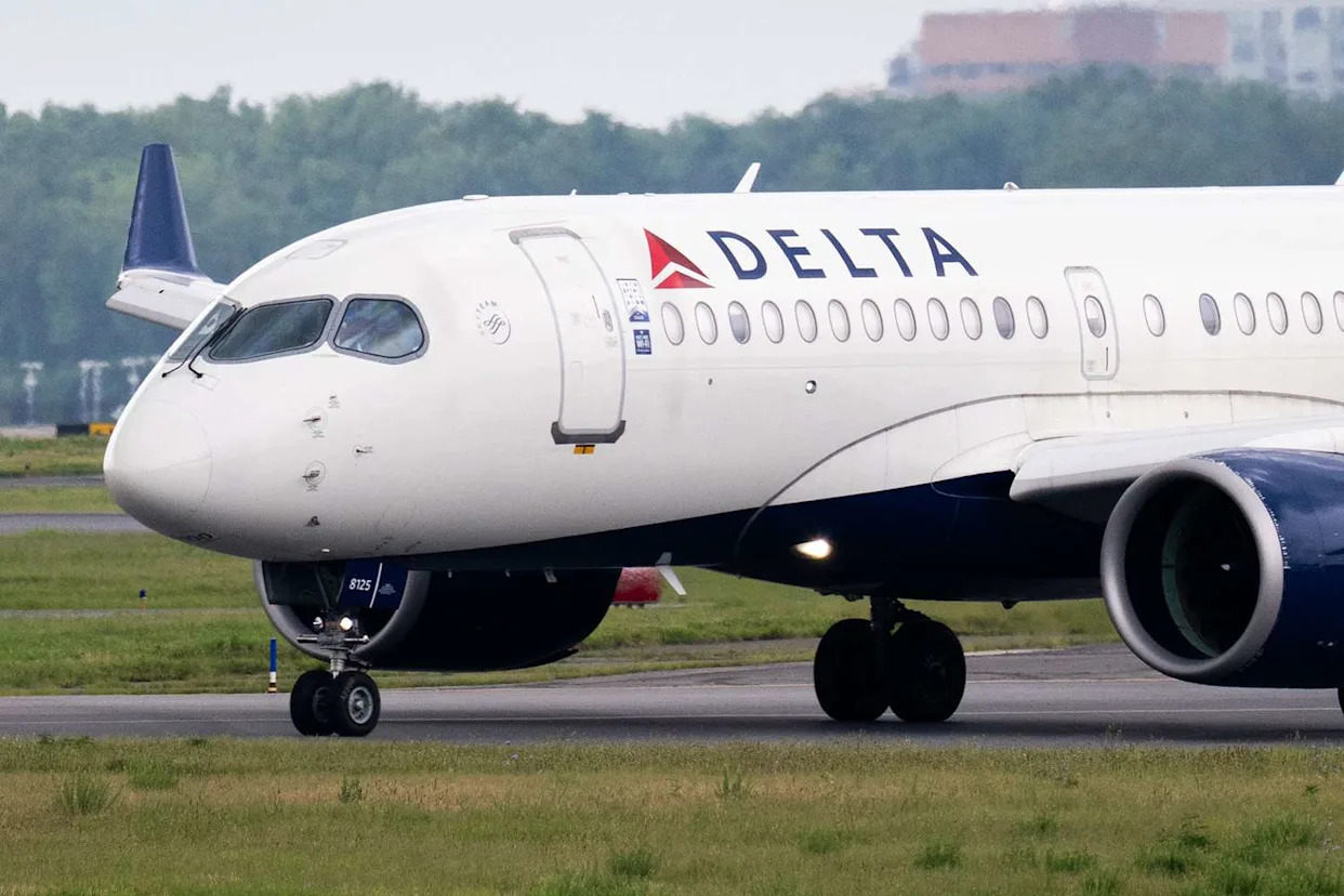 SAUL LOEB/AFP via Getty Stock image of a Delta Airlines plane