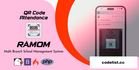 Ramom School QR Code Attendence v1.0