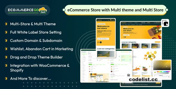 eCommerceGo SaaS v8.1 - eCommerce Store with Multi theme and Multi Store - nulled