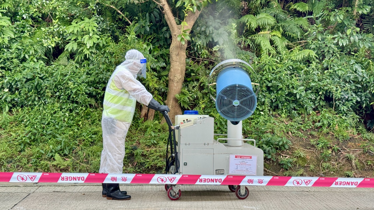 基孔肯雅熱｜青衣馬灣誘蚊器指數達2及3級　官員檢視地區滅蚊工作