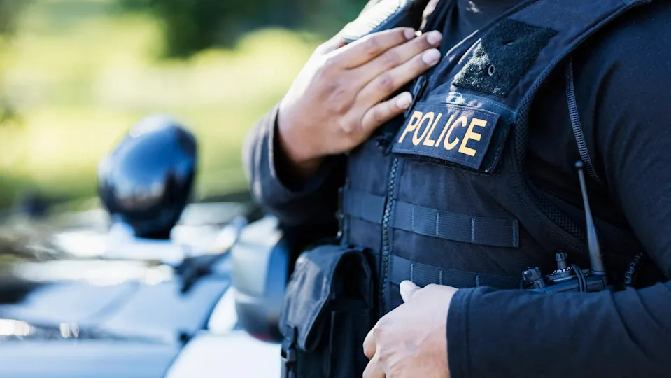 A police in uniform