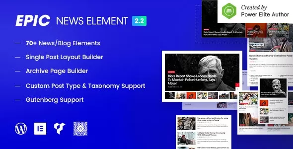 Epic News Elements - News Magazine Blog Element & Blog Add Ons for Elementor & WPBakery Page Builder v2.3.7