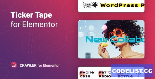 Crawler v1.0 - Ticker Plugin for Elementor