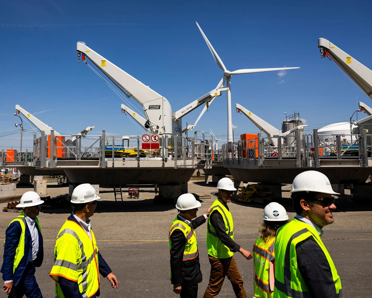 States vow to fight Trump official’s stop-work order on offshore wind farm