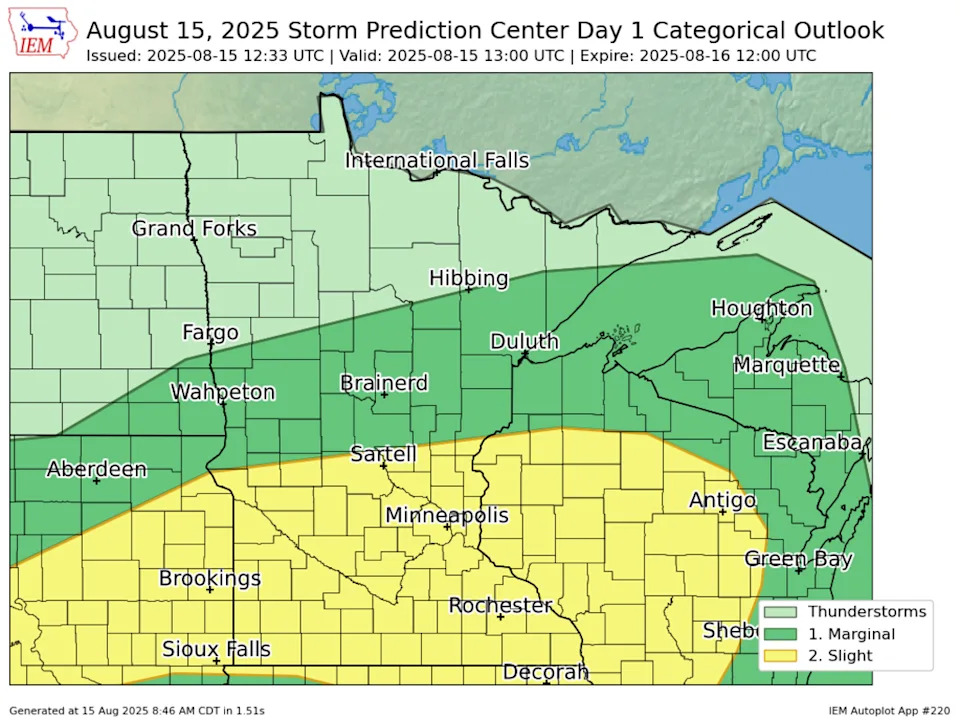 Storms could go severe in southern Minnesota Friday; more rounds through the weekend
