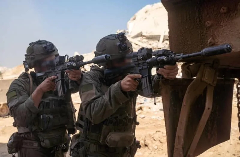 IDF soldiers operate in the Gaza Strip, August 28, 2025. (credit: IDF SPOKESPERSON'S UNIT)