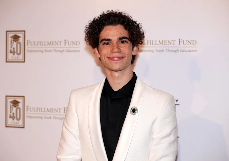 Cameron Boyce, seen here in a 2018 photo, is remembered by his costar Adam Sandler with a small tribute in "Happy Gilmore 2."