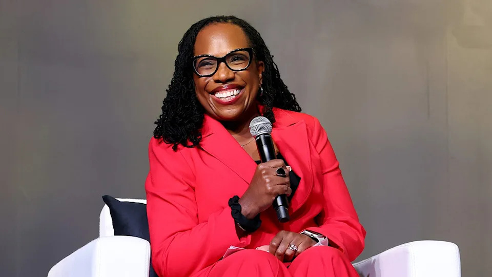 Ketanji Brown Jackson at a speaking engagement