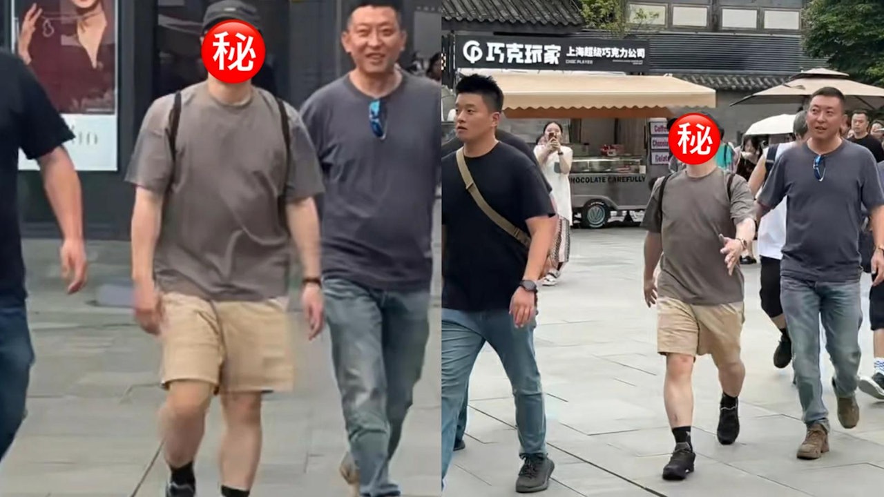 人氣巨星內地被偶遇再現幸福肥身高惹熱議　獨特步姿展現可愛個性