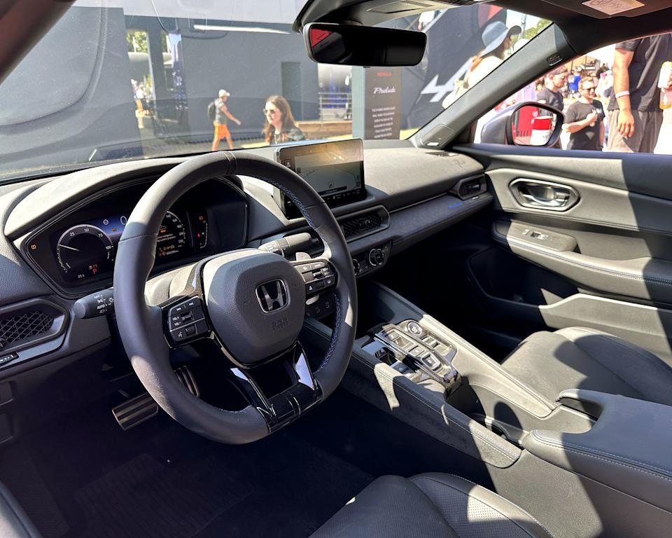 Honda Prelude interior.