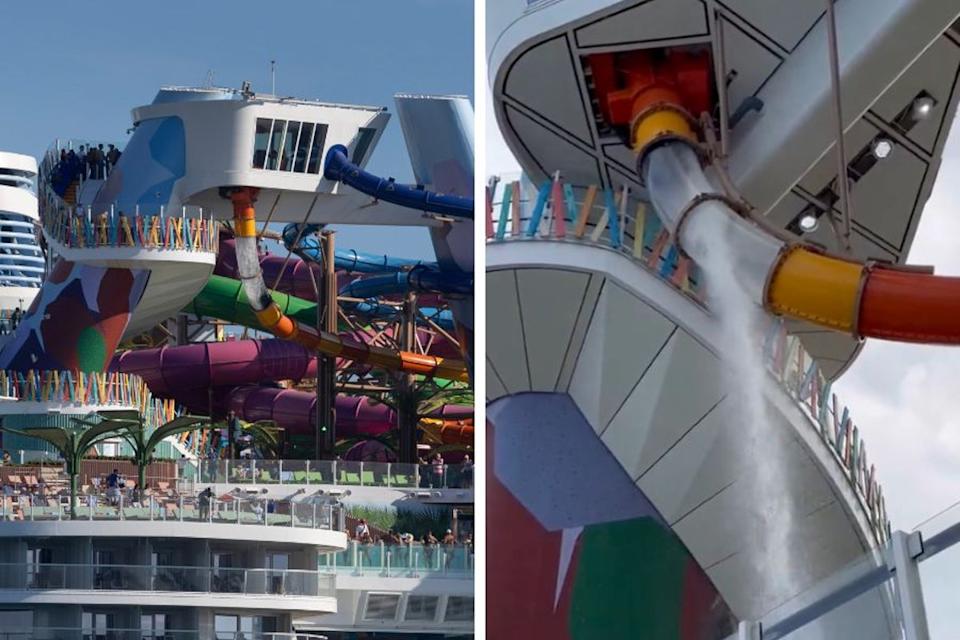 Pasajero de Royal Caribbean que resultó herido al romperse un tobogán del crucero planea demandar a la compañía