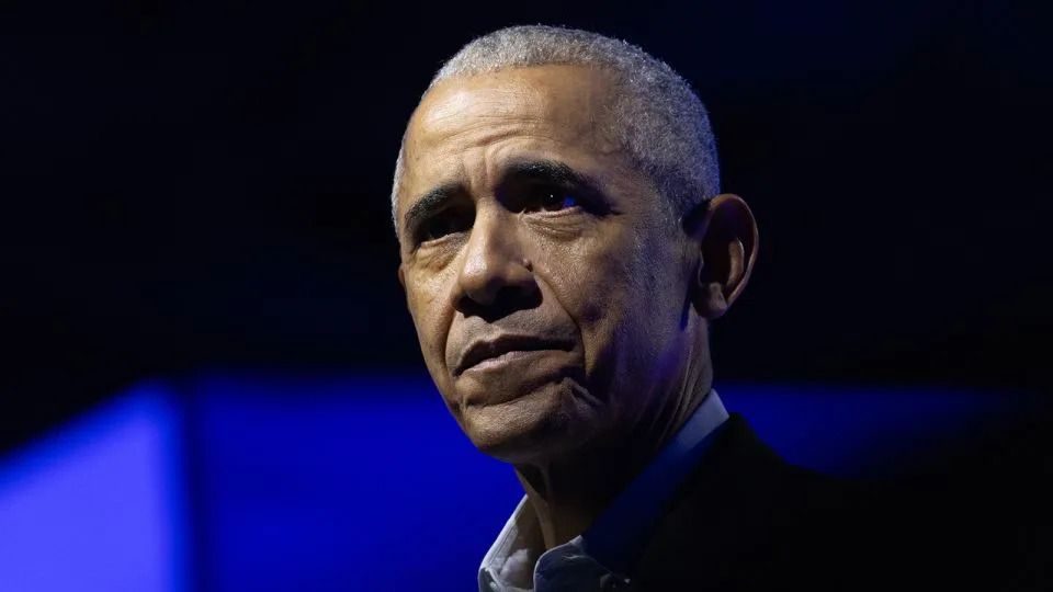 Former President Barack Obama addresses the Obama Foundation's 2024 Democracy Forum on December 5, 2024, in Chicago, Illinois. - Scott Olson/Getty Images/File