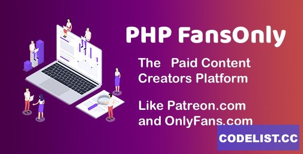 PHP FansOnly Patrons v1.8.1 - Paid Content Creators Platform - nulled